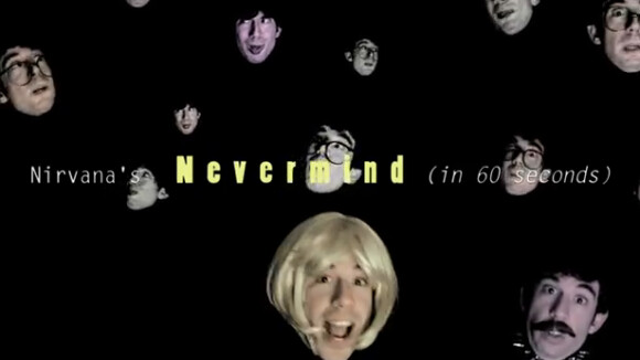 Nevermind de Nirvana, 18 ans après la mort de Kurt Cobain, speedé en 60 secondes