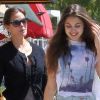 Teri Hatcher et sa fille Emerson font des courses à Los Angeles, le 6 avril 2012
