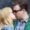 Olivia Wilde et son petit ami Jason Sudeikis : baiser plein de tendresse pour le couple dans les rues de Manhattan le 14 avril 2012 à New York
