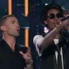 Adam Levine et Wiz Khalifa interprètent Payphone sur le plateau de The Voice.