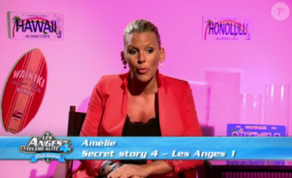 Amélie dans Les Anges de la télé-réalité 4 le vendredi 20 avril 2012 sur NRJ 12