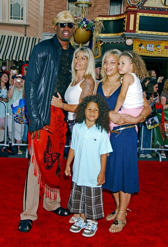 Dennis Rodman et sa femme Michelle Moyer en 2006.