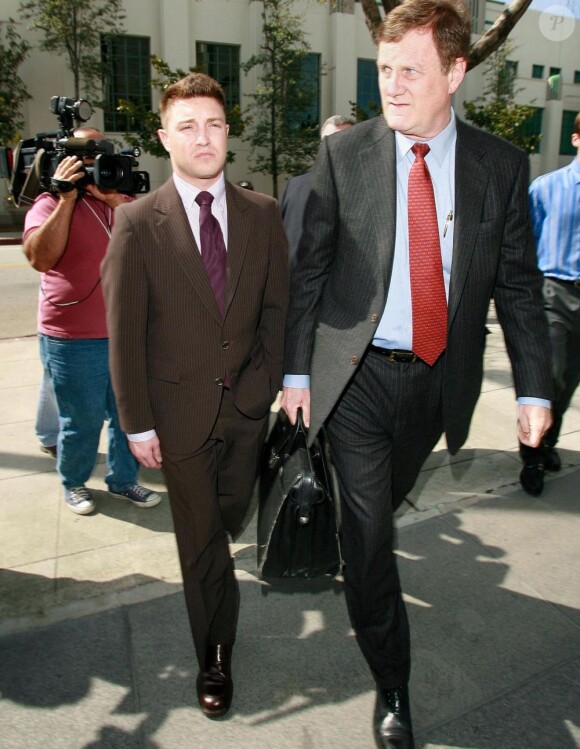 Lane Garrison au tribunal en 2007