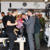 Le prince Frederik de Danemark en déplacement à Hoevelte le 23 avril 2012 pour l'inauguration d'un centre de rééducation pour vétérans de guerre.