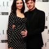 Sophie Ellis-Bextor, enceinte de son troisième enfant, et son mari Richard Jones en février 2012