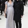 Sophie Ellis-Bextor enceinte et son mari Richard Jones le 20 février 2012 à Londres