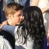 Justin Bieber et Selena Gomez à Los Angeles le 21 avril 2012.