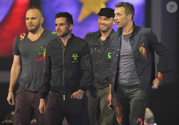 Coldplay en février 2012
