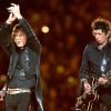 Les Rolling Stones jouent durant le half time show du Super Bowl à Detroit, le 6 février 2006.