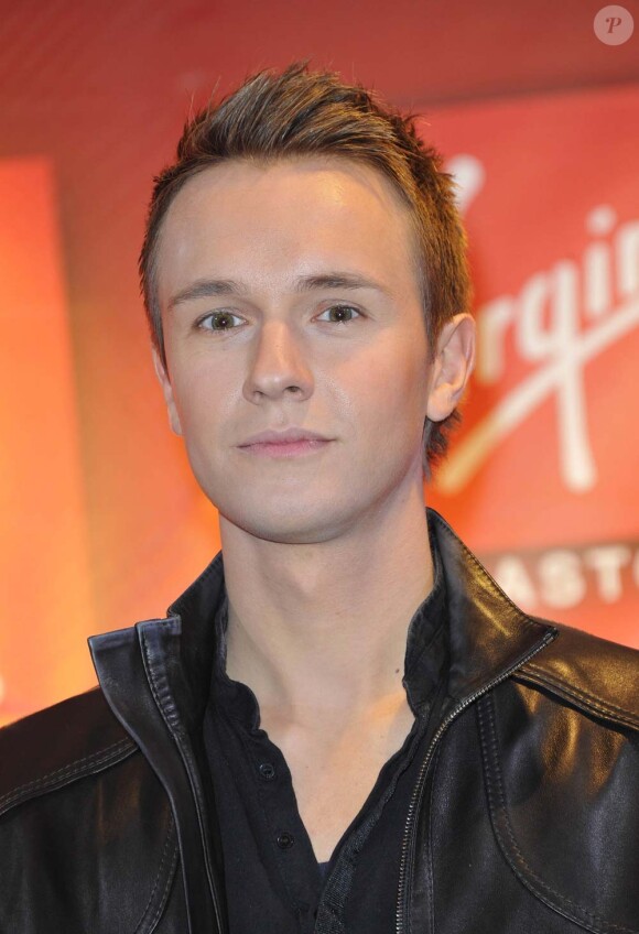 Cyril Féraud à la conférence de presse de l'Eurovision 2012 à Paris, le 26 avril 2012.
