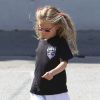 Violet, la fille de Jennifer Garner et Ben Affleck à Santa Monica, le 27 avril 2012.