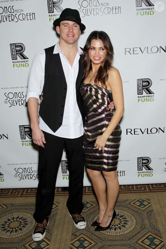 Channing Tatum et Jenna Dewan à New York, le 3 avril 2012.