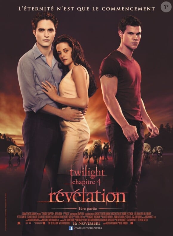 L'affiche du film Twilight - chapitre IV : Révélation (partie 1)