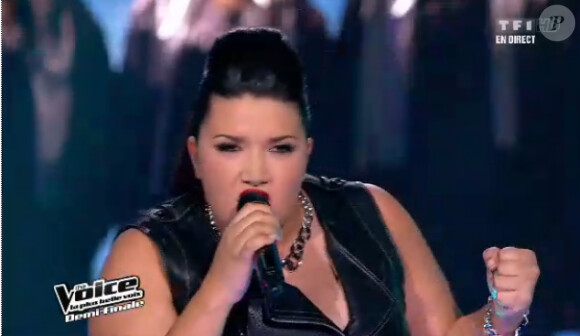 Amalya dans The Voice, samedi 5 mai 2012 sur TF1