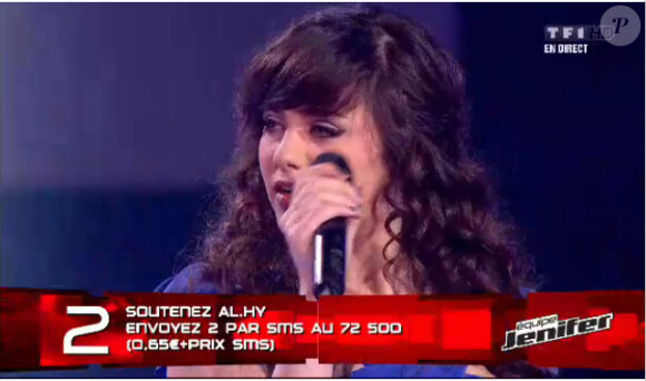 Prestation de Amalya et Al.Hy dans The Voice, samedi 5 mai 2012 sur TF1