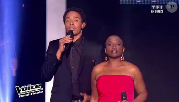 Dominique et Stephan dans The Voice, samedi 5 mai 2012 sur TF1