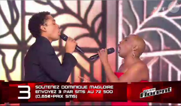 Dominique et Stephan dans The Voice, samedi 5 mai 2012 sur TF1