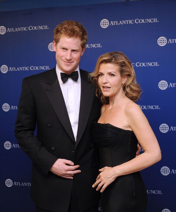 Le prince Harry et la violoniste Anne-Sophie Mutter à Washington, le 7 mai 2012.