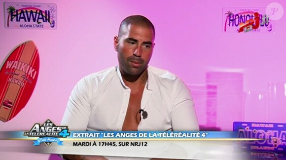 Sofiane dans la bande-annonce des Anges de la télé-réalité 4 - épisode diffusé mardi 8 mai 2012 sur NRJ 12 à 17h45