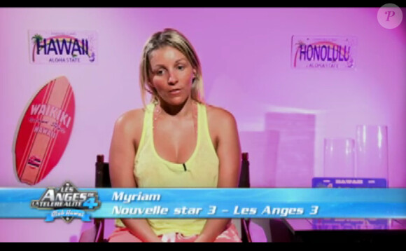 Myriam dans Les Anges de la télé-réalité 4 le mardi 8 mai 2012 à 17h45 sur NRJ 12