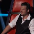 Blake Shelton, le choach de Jermaine Paul durant la finale de  The Voice  US, sur NBC, les 7 et 8 mai 2012.