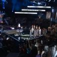 Jermaine Paul durant la finale de  The Voice  US, sur NBC, les 7 et 8 mai 2012.