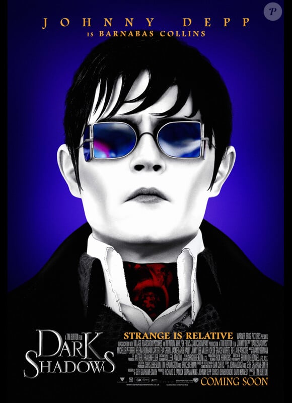 Affiche du film dark Shadows de Tim Burton avec Johnny Depp