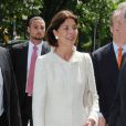 La princesse Caroline de Hanovre se trouvait le 11 mai 2012 au théâtre de Baden-Baden pour la célébration du 900e anniversaire du margraviat et de la Maison de Baden.