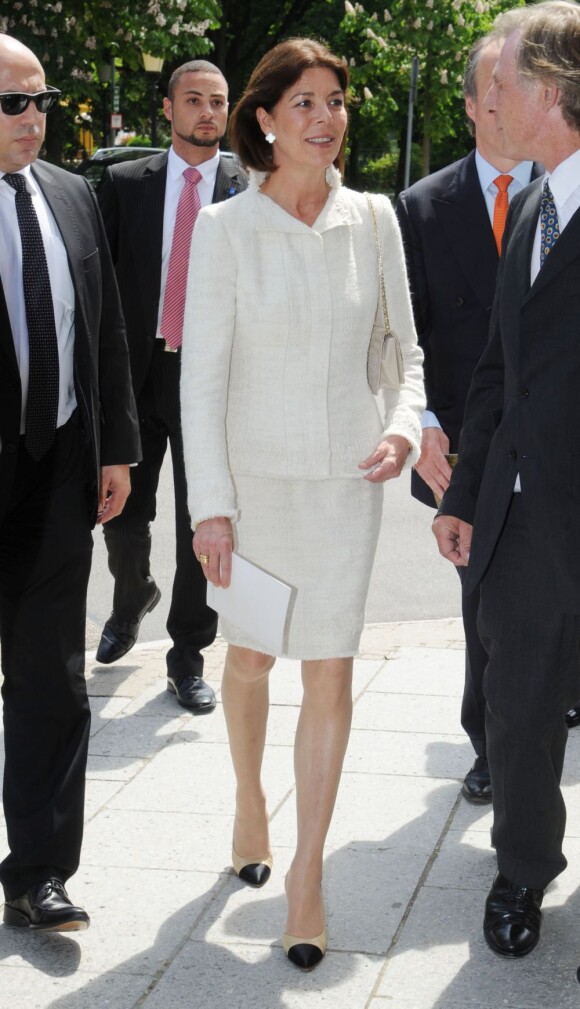 La princesse Caroline de Hanovre se trouvait le 11 mai 2012 au théâtre de Baden-Baden pour la célébration du 900e anniversaire du margraviat et de la Maison de Baden.
