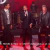 Stephan chante avec Johnny Hallyday Requiem pour un fou le samedi 12 mai 2012 dans The Voice