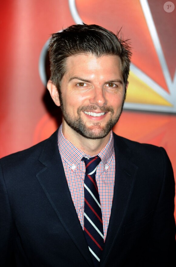 Adam Scott lors des NBC Upfronts à New York le 14 mai 2012
