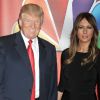 Donald et Melania Trump lors des NBC Upfronts à New York le 14 mai 2012