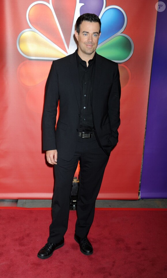 Carson Daly lors des NBC Upfronts à New York le 14 mai 2012