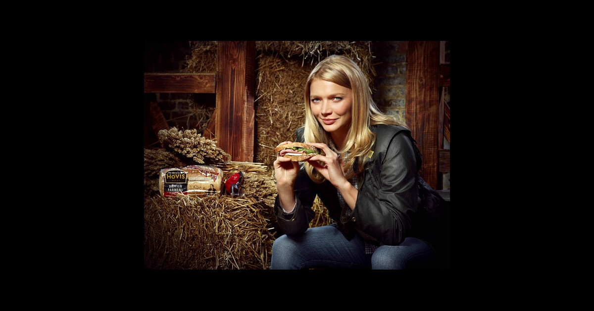 Jodie Kidd : Un top model fan de sandwichs, égérie d'une marque de pain de mie !