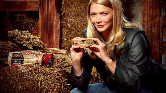 Jodie Kidd : Un top model fan de sandwichs, égérie d'une marque de pain de mie !