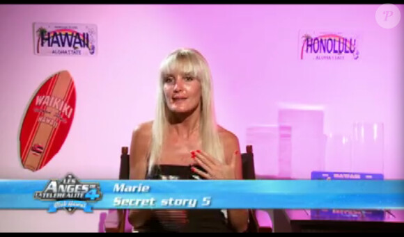 Marie dans Les Anges de la télé-réalité 4 le mercredi 16 mai 2012 sur NRJ 12