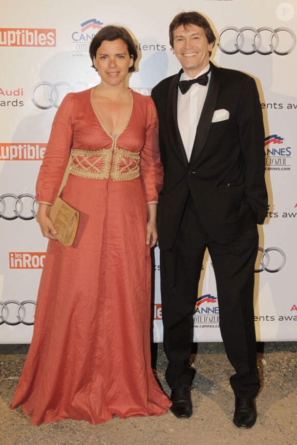 Karine Blouet à la remise des prix Audi Talents Awards dans les catégories musique et court-métrages à la Villa Inrocks, à Cannes le 17 mai 2012