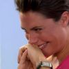 Alessandra Sublet émue aux larmes pour son départ en congé maternité dans C à Vous, sur France 5 , le jeudi 17 mai 2012.