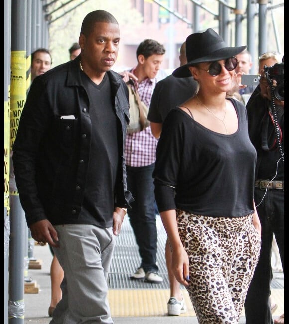 Beyoncé Knowles et Jay-Z en avril 2012