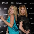 Célyne Durand et Frédérique Bel à la Canal Plus Party au Suquet, dans le cadre du 65ème Festival de Cannes, le 18 mai 2012