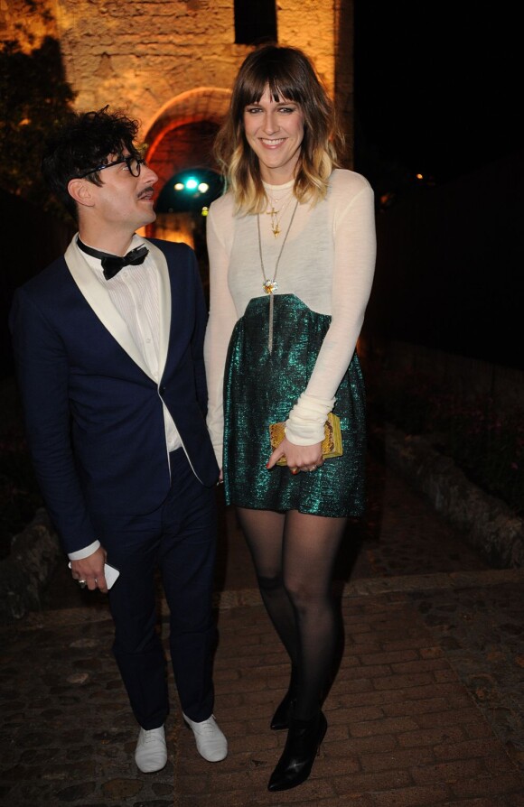 Gunther Love et sa fiancée Daphné Burki à la Canal Plus Party au Suquet, dans le cadre du 65ème Festival de Cannes, le 18 mai 2012