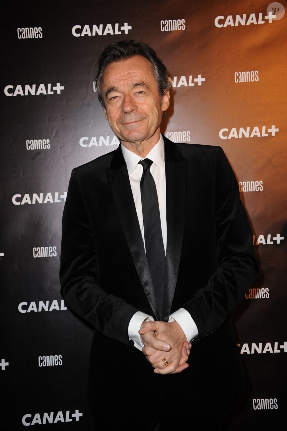 Michel Denisot à la Canal Plus Party au Suquet, dans le cadre du 65ème Festival de Cannes, le 18 mai 2012