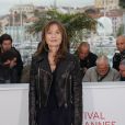 Isabelle Huppert lors du photocall de  Amour , durant le Festival de Cannes le 20 mai 2012