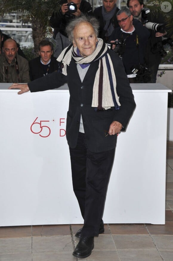 Jean-Louis Trintignant pendant la présentation du film Amour, à Cannes le 20 mai 2012