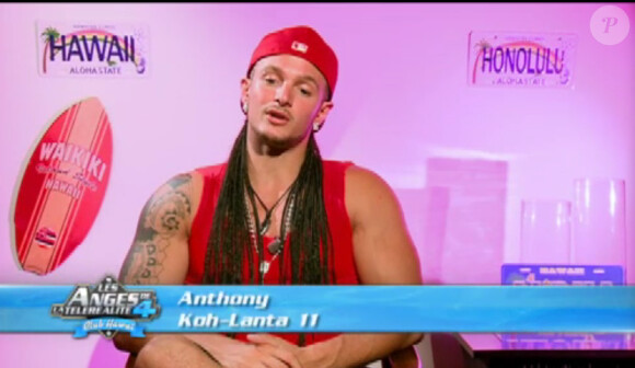 Anthony dans Les Anges de la télé-réalité 4 le lundi 21 mai 2012 sur NRJ12