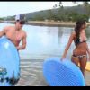 Stand-up paddle pour Geoffrey, Julia et Anthony dans Les Anges de la télé-réalité 4 le lundi 21 mai 2012 sur NRJ12