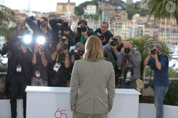 Brad Pitt lors du photocall du film Cogan - La Mort en douce (Killing Them Softly) le 22 mai 2012 au festival de Cannes