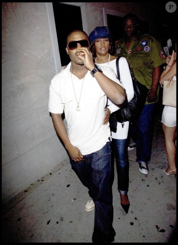 Ray J et Whitney Houston à Los Angeles, le 27 juillet 2008.