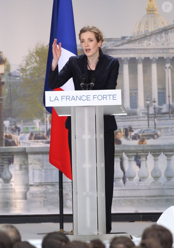 Nathalie Kosciusko-Morizet à Paris, le 15 avril 2012.