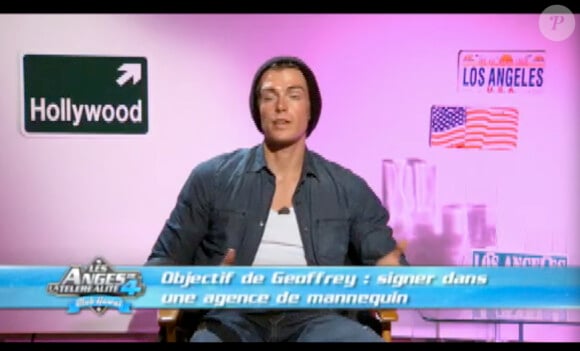 Geoffrey dans Les Anges de la télé-réalité 4 le vendredi 25 mai 2012 sur NRJ 12